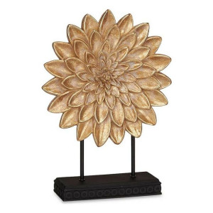 Figurka Dekoracyjna Mandala Złoty Polyresin (29 x 39 x 10 cm)