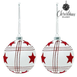 Bombki świąteczne 8 cm (2 uds)