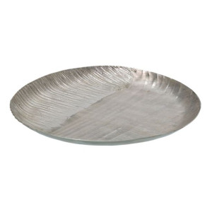Dekoracja na Stół Srebro Aluminium