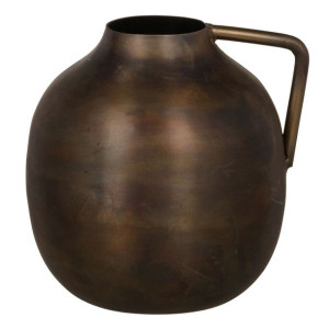 Wazon Złoty Metal 15 x 15 x 16 cm