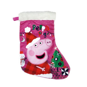 Skarpeta Bożonarodzeniowa Peppa Pig Cosy corner 42 cm Poliester