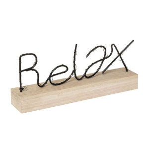 Figurka Dekoracyjna Atmosphera Relax LED 28 x 12,5 x 5 cm