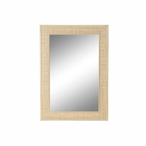 Lustro ścienne DKD Home Decor Drewno paulowni (70.5 x 2.5 x 100.5 cm)