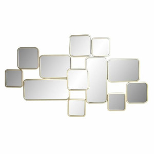 Lustro ścienne DKD Home Decor Złoty Metal (97,5 x 2,5 x 56 cm)