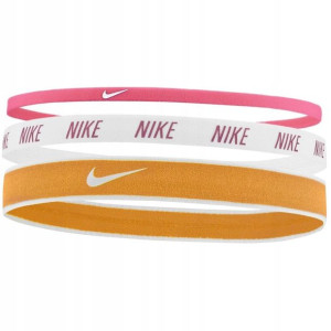 Opaski Nike Mixed Width Headbands 3 szt. pomarańcz