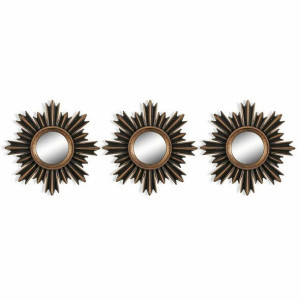 Zestaw luster Versa Plastikowy (25 x 25 cm) (3 pcs)