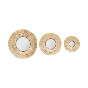 Zestaw luster Atmosphera Rafia (Ø 40-30-20 cm)