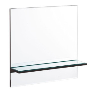 Lustro ścienne 45 x 11 x 45 cm Szkło Srebro DMF