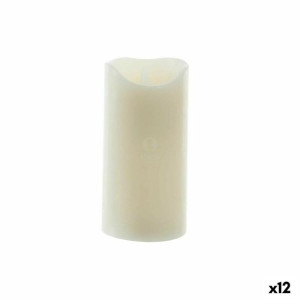 Świeca LED Krem (10 x 16,5 x 10 cm) (12 Sztuk)