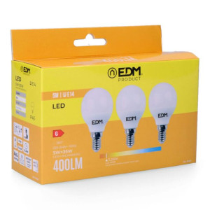 Żarówka LED EDM 5 W E14 G 400 lm (3200 K)