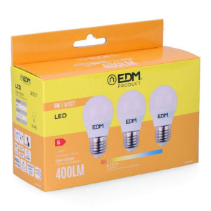 Żarówka LED EDM E27 5 W G (3200 K)
