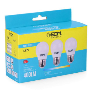Żarówka LED EDM E27 5 W G 400 lm (6400K)