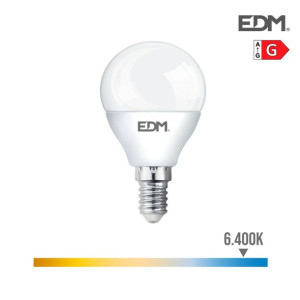 Żarówka LED EDM A+ E14 6 W 500 lm (4,5 x 8,2 cm) (6400K)
