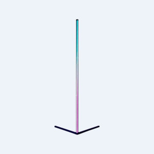 Lampa Stojąca KSIX 12 W (140 cm)