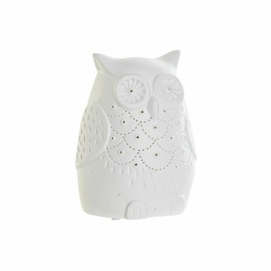 Lampa stołowa DKD Home Decor 14 x 13 x 19 cm Porcelana Biały 220 V 25 W