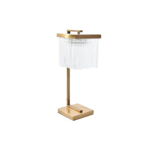 Lampa stołowa DKD Home Decor Złoty (17 x 17 x 48 cm)