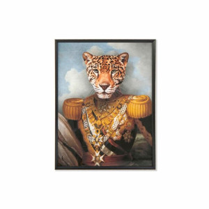 Obraz DKD Home Decor Lampart (74 x 3 x 97 cm)