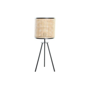 Lampa stołowa DKD Home Decor Naturalny Czarny 220 V 50 W (25 x 25 x 63 cm)