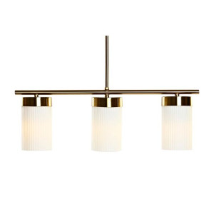 Lampa Sufitowa DKD Home Decor Złoty Biały (60 x 15 x 25 cm)