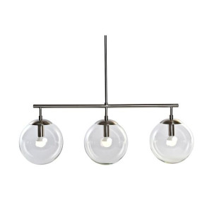 Lampa Sufitowa DKD Home Decor Srebrzysty (78 x 25 x 24 cm)