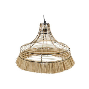 Lampa Sufitowa DKD Home Decor Naturalny Metal 40 W Juta (45 x 45 x 36 cm)