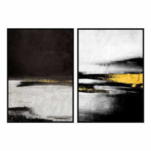 Obraz DKD Home Decor 83 x 4,5 x 123 cm Abstrakcyjny Nowoczesny (2 Sztuk)