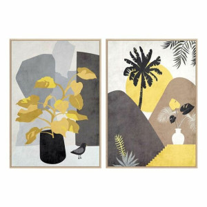 Obraz DKD Home Decor 83 x 4,5 x 123 cm Góra Boho (2 Sztuk)