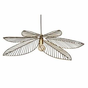 Lampa Sufitowa DKD Home Decor Złoty Żelazo (89 x 89 x 13 cm)