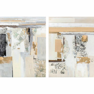 Obraz DKD Home Decor 90 x 2,4 x 120 cm Abstrakcyjny Nowoczesny (2 Sztuk)