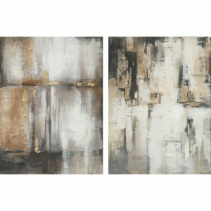 Obraz DKD Home Decor 90 x 2,4 x 120 cm Abstrakcyjny Nowoczesny (2 Sztuk)