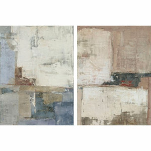 Obraz DKD Home Decor 90 x 2,4 x 120 cm Abstrakcyjny Nowoczesny (2 Sztuk)