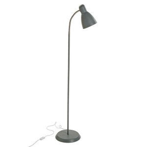 Lampa Stojąca Versa Szary Metal (18 x 132 x 33 cm)