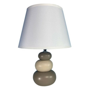 Lampa stołowa Versa Beżowy Ceramika Materiałowy (22,5 x 32 x 8,5 cm)