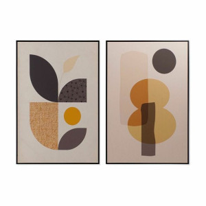 Obraz DKD Home Decor 80 x 4,3 x 120 cm Abstrakcyjny Nowoczesny (2 Sztuk)