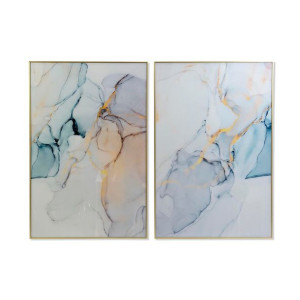 Obraz DKD Home Decor 80 x 2,5 x 120 cm Abstrakcyjny Nowoczesny (2 Sztuk)