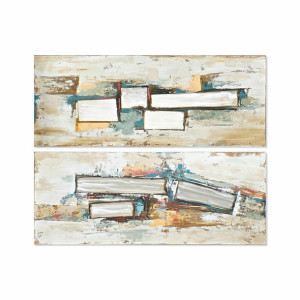 Obraz DKD Home Decor 150 x 3 x 60 cm Abstrakcyjny Loft (2 Sztuk)