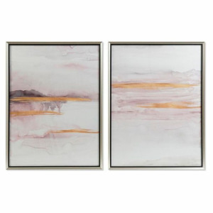 Obraz DKD Home Decor 60 x 3,5 x 80 cm Abstrakcyjny Miejska (2 Sztuk)