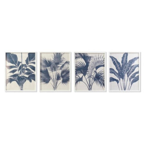 Obraz DKD Home Decor 55 x 2,5 x 70 cm Palmy Tropikalny (4 Części)