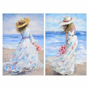Obraz DKD Home Decor 80 x 3 x 120 cm Śródziemnomorski (2 Sztuk)