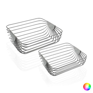 Dekoracja na Stół Stal (35 x 13 x 35 cm) (2 pcs)