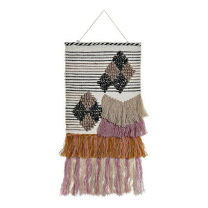 Zawieszka ozdobna DKD Home Decor Juta Bawełna Wełna (46 x 2 x 110 cm)