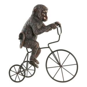 Figurka Dekoracyjna DKD Home Decor Metal Żywica Małpa (29 x 12 x 33 cm)