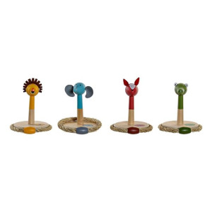 Drewniana Gra DKD Home Decor 8424001732128 4 Części