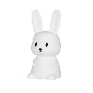Lampa stołowa Roymart Królik Silikon Wielokolorowy (9,4 x 9,2 x 20,2 cm)