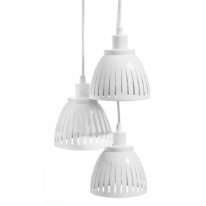 Lampa Sufitowa 20 x 20 x 95 cm Metal Biały