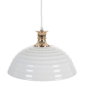 Lampa Sufitowa 36,5 x 36,5 x 22,5 cm Ceramika Metal Krem