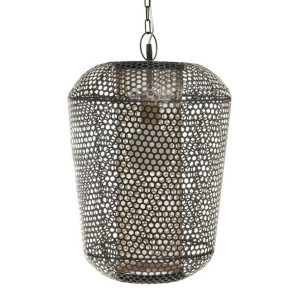 Lampa Sufitowa 34 x 34 x 54 cm Czarny Metal