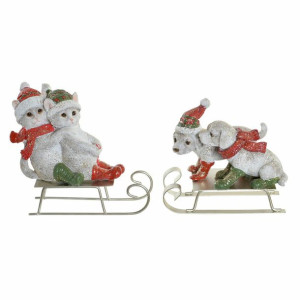 Figurka Dekoracyjna DKD Home Decor Żywica (2 pcs) (10 x 5.5 x 10.5 cm)