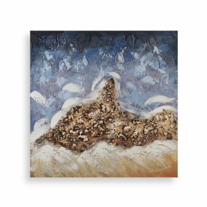 Obraz Versa Tides Płótno (2,8 x 80 x 80 cm)