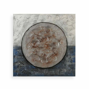 Obraz Versa Dark Circrle Płótno (2,8 x 80 x 80 cm)